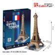3D puzzle Eiffel Torony (arany) (35 db-os)-1