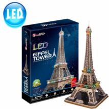 3D puzzle Eiffel Torony LED világítással (85 db-os)