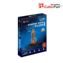 3D puzzle Empire State Building LED világítással (38 db-os)