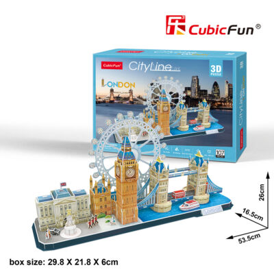 3D puzzle City Line London (107 db-os)