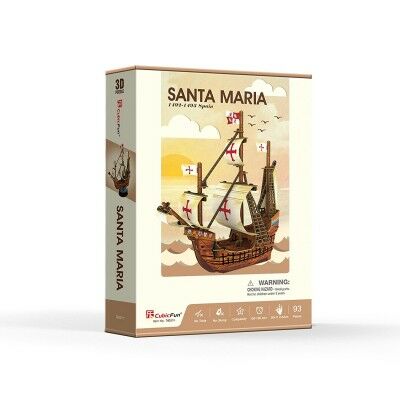 3D puzzle Santa Maria (93 db-os)